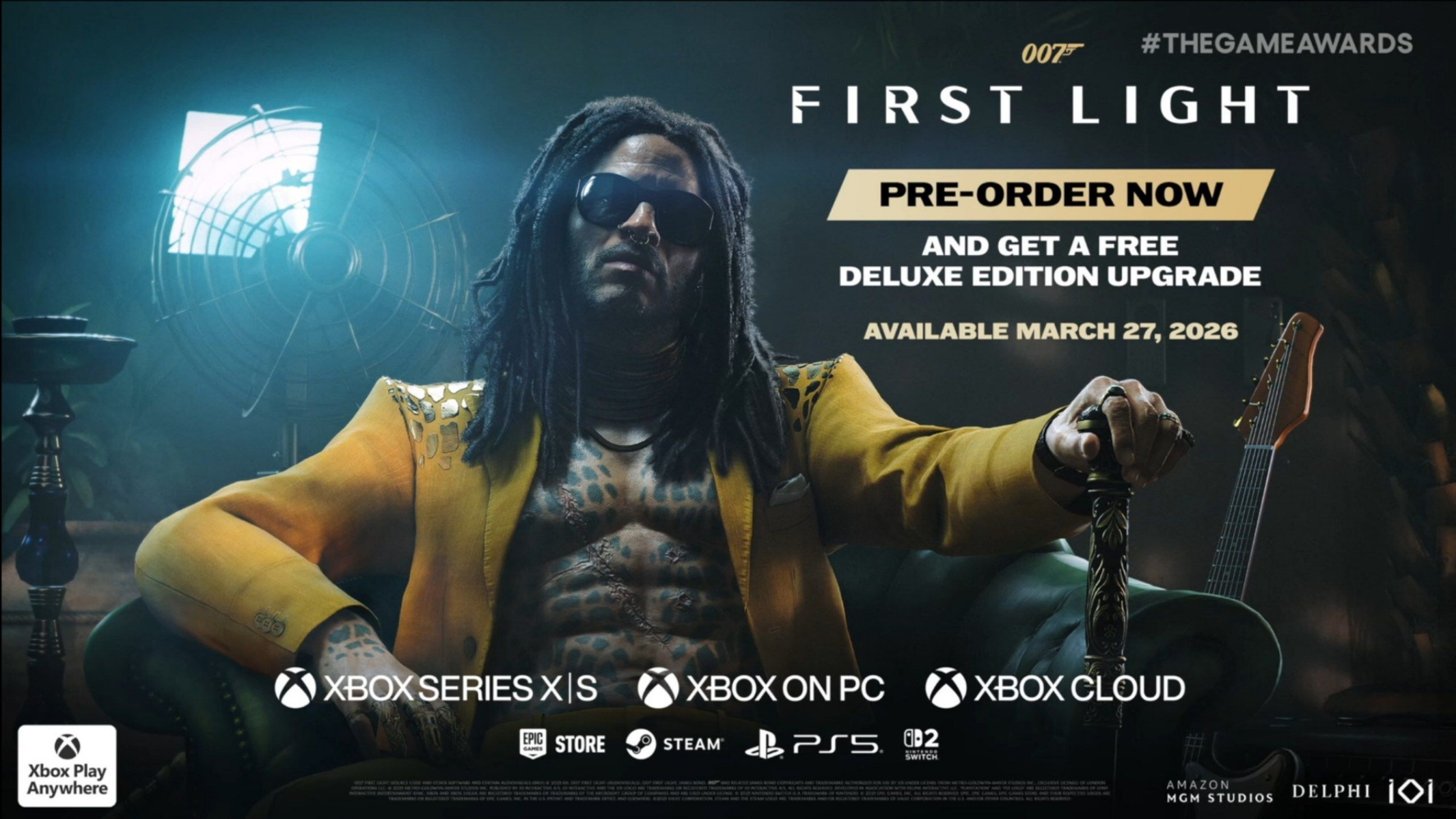 New 007 First Light Trailer Reveals Grammy Winner Lenny Kravitz as Pirate Villain Bawma