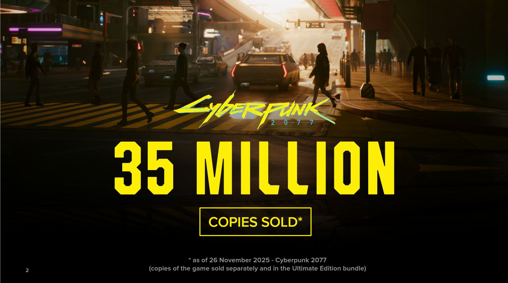 Cyberpunk 2077 Surpasses 35 Million Copies Sold as CD Projekt RED Scales Up Development on Cyberpunk 2