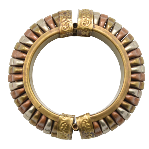 Indian vintage mixed metal bracelet for sale