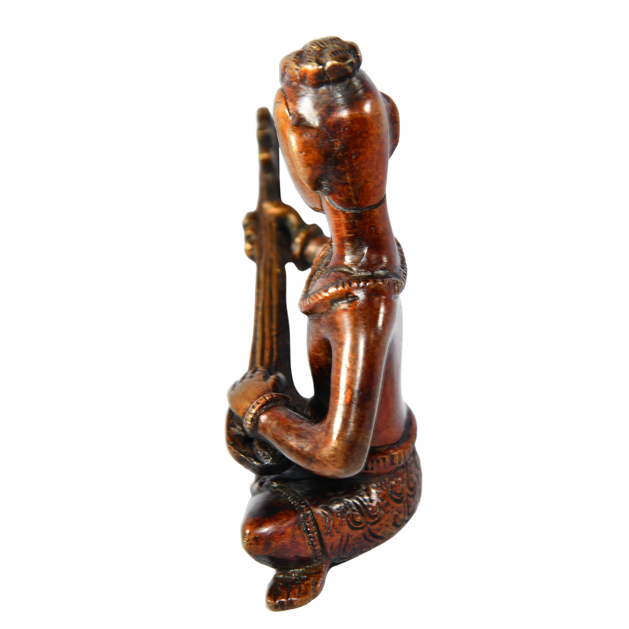 Set of four Indian brass musicians