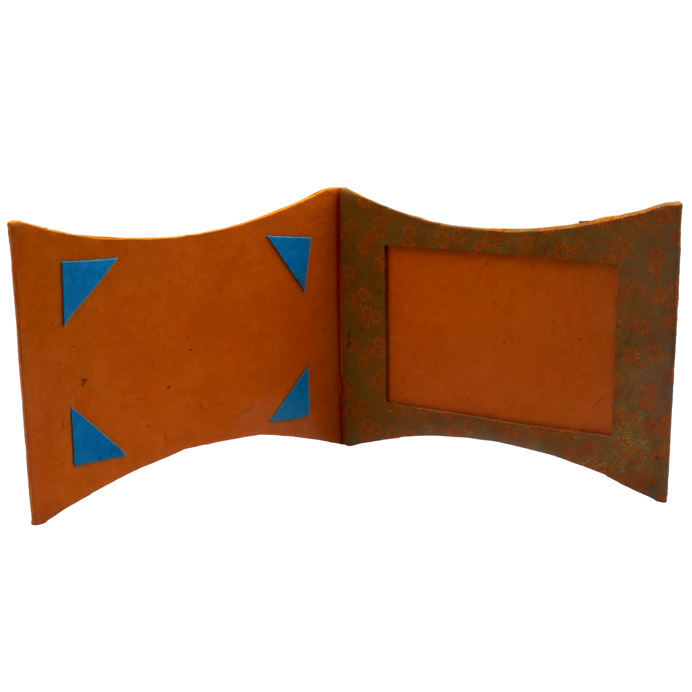 Lokta handmade paper double photo frame