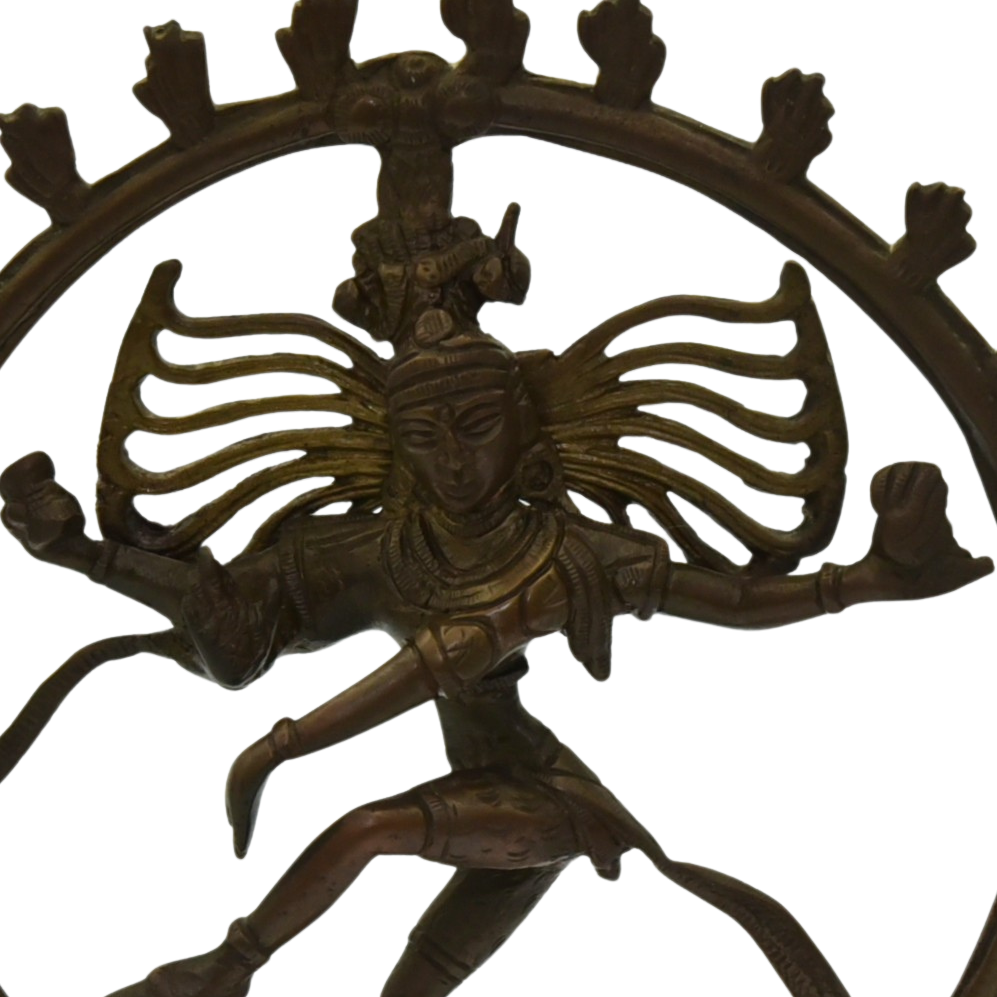 Bronze statue of Shiva Nataraja front view. close up.png