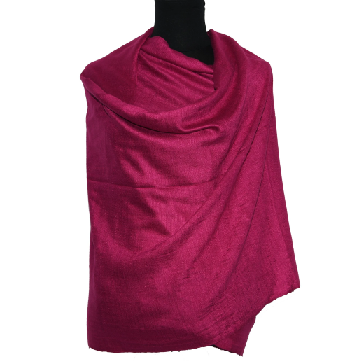 Hand woven cotton and silk mix stoles pink .png