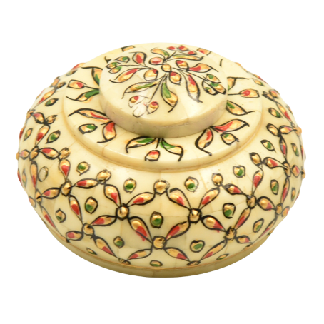 Camel bone antique opium pot