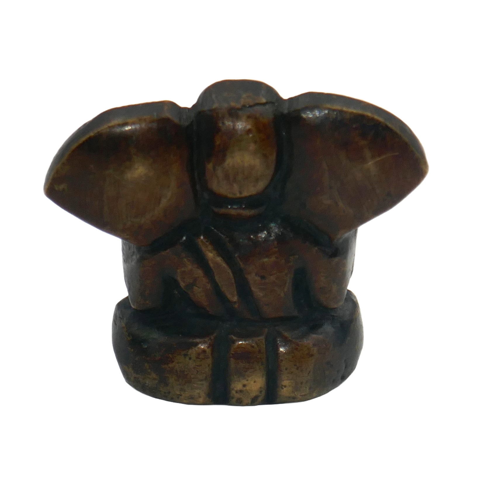 Mini Indian cast brass Ganesh.