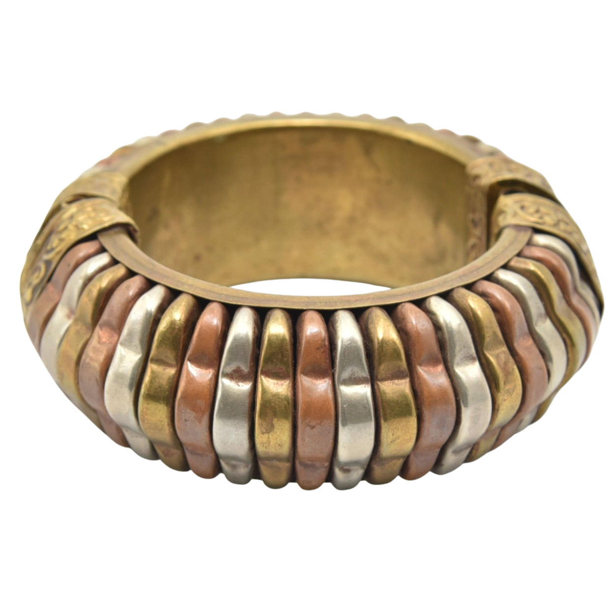 Indian vintage mixed metal bracelet for sale