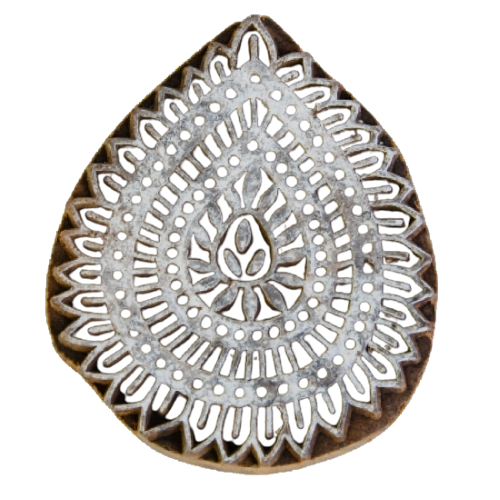 Indian printing block hand-carved design 2 top view pattern.png