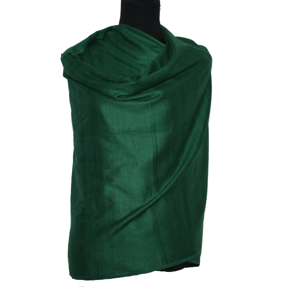 Hand woven green cotton and silk.png
