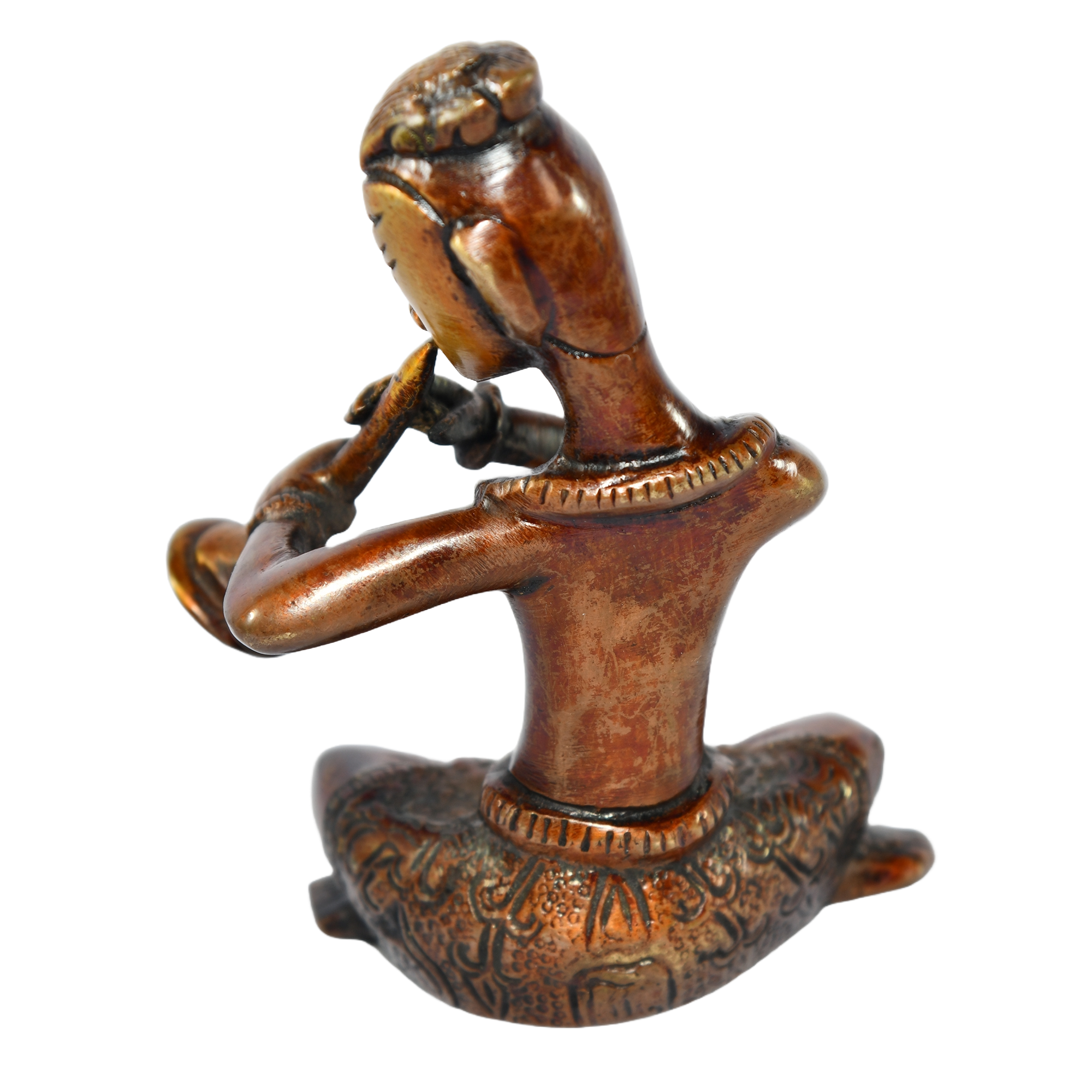 Set of four Indian brass musicians