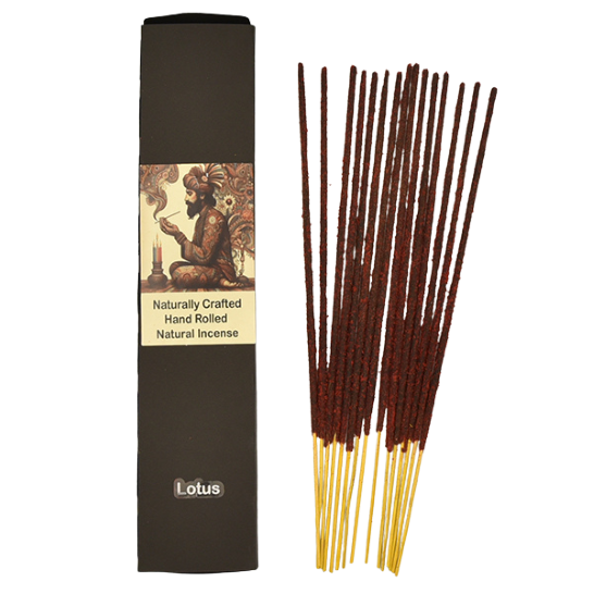 Lotus hand rolled natural 15 incense sticks
