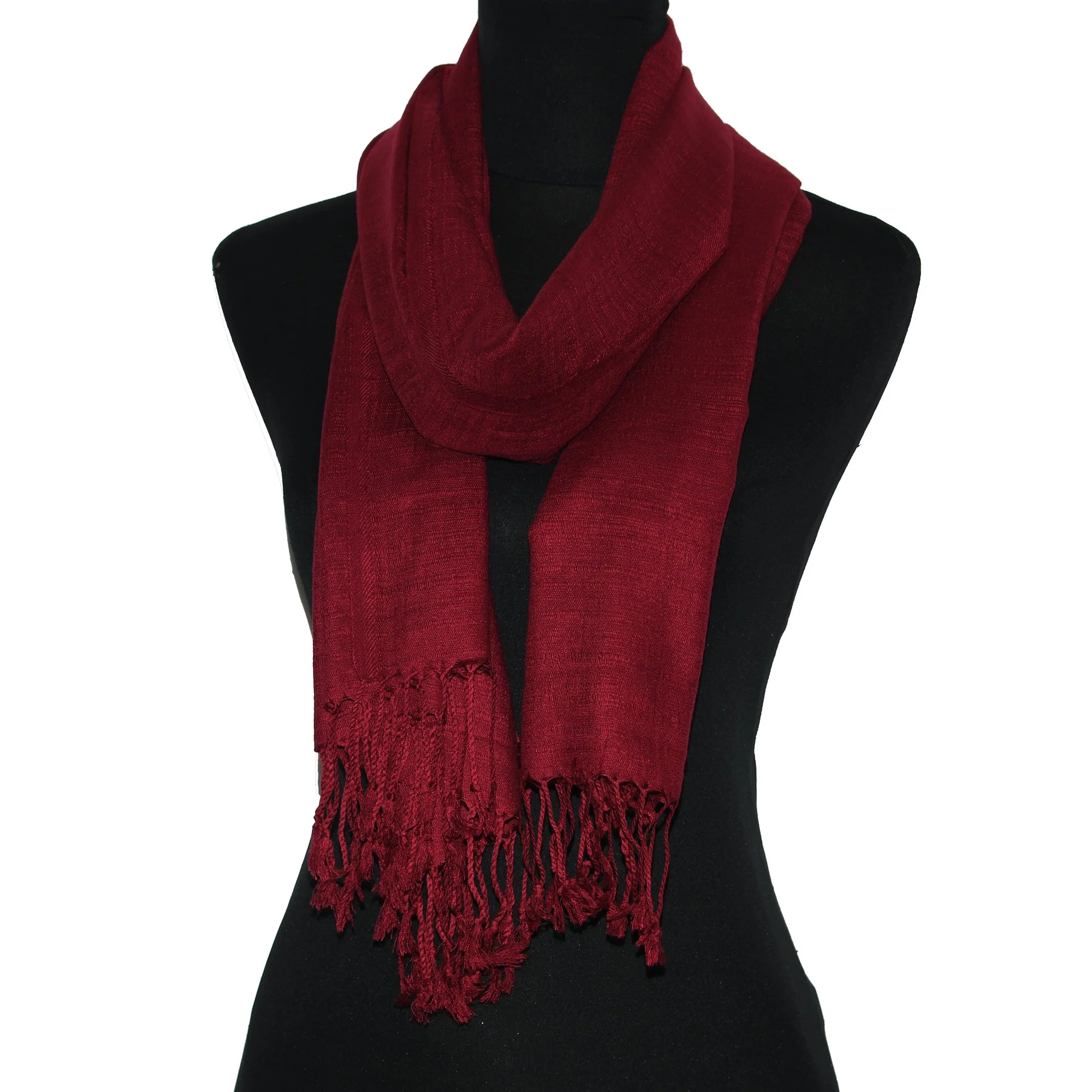 cotton and silk shawl handmade burgundy.png