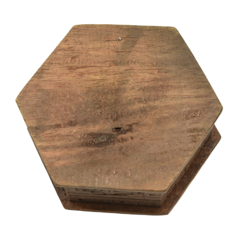 Hexagonal hand carved hinged trinket box bottom view.png