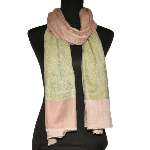 Handloom Kashmiri stoles made from 100% pure wool