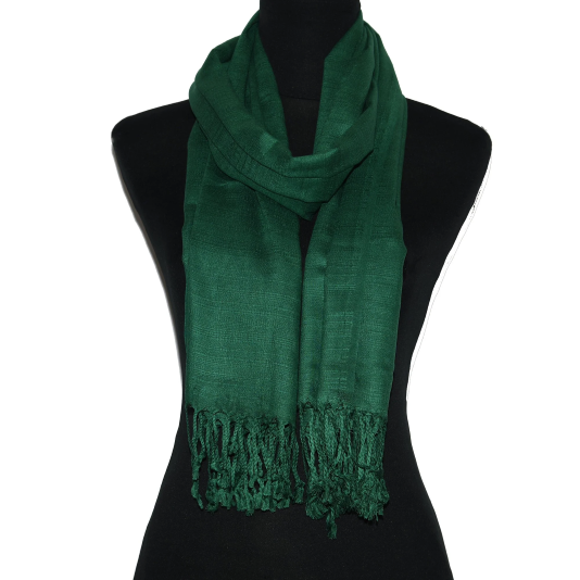green shawl  cotton and silk mix.png