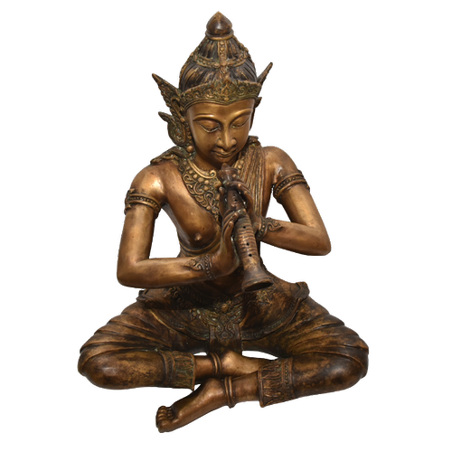 Thai bronze sculpture of Phra Aphai Mani