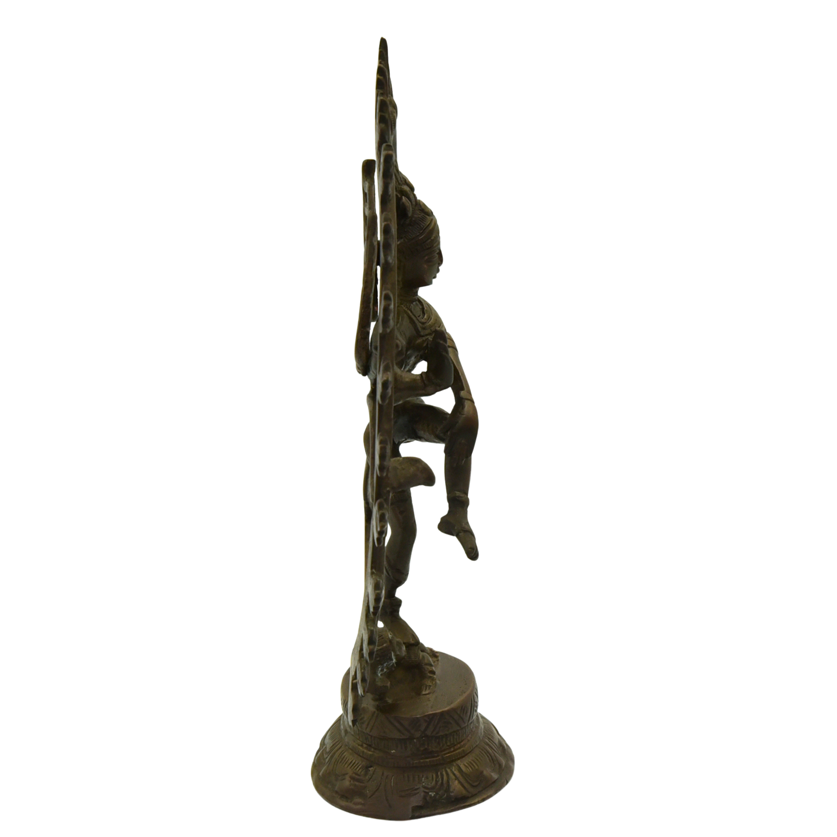 Bronze statue of Shiva Nataraja looking right.png