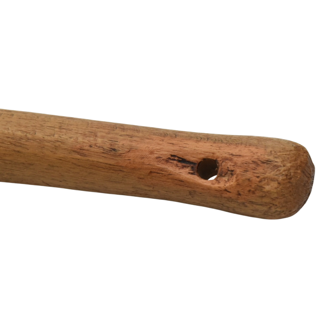 Maasai Ebony Wood Rungu bottom of handle ‪view sq sm.png
