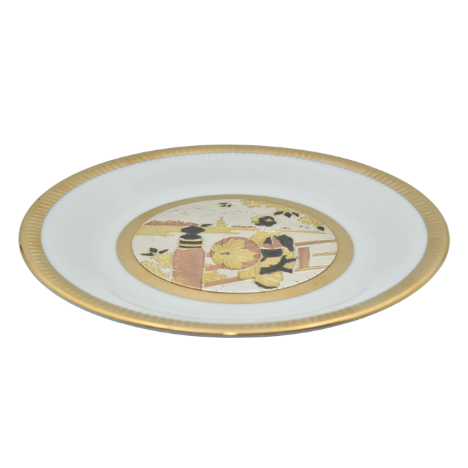 a small chokin japanese enraved small plate.png