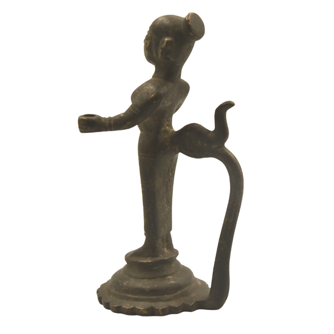 Parvati antique ritual temple incense holder looking west