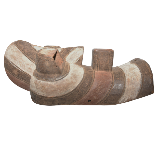 Songye Kifwebe African Tribal Wooden Mask