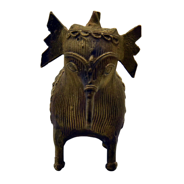 Dhokra hand cast brass elephant