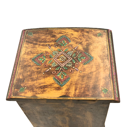 Hand painted three drawer Rajasthan chest