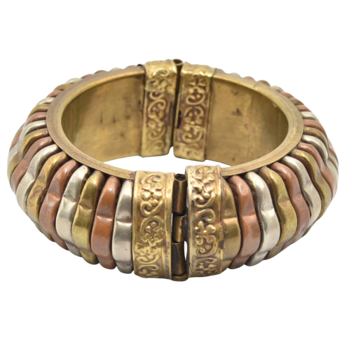 Indian vintage mixed metal bracelet for sale