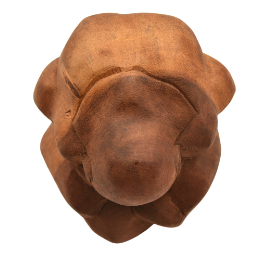 Indonesia hand carved wooden Yogi "Orang Malu"