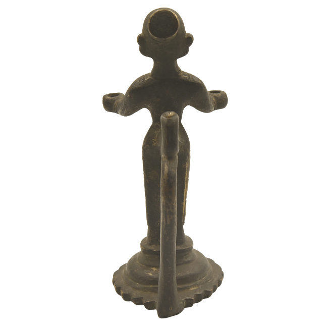 Parvati antique ritual temple incense holder looking north