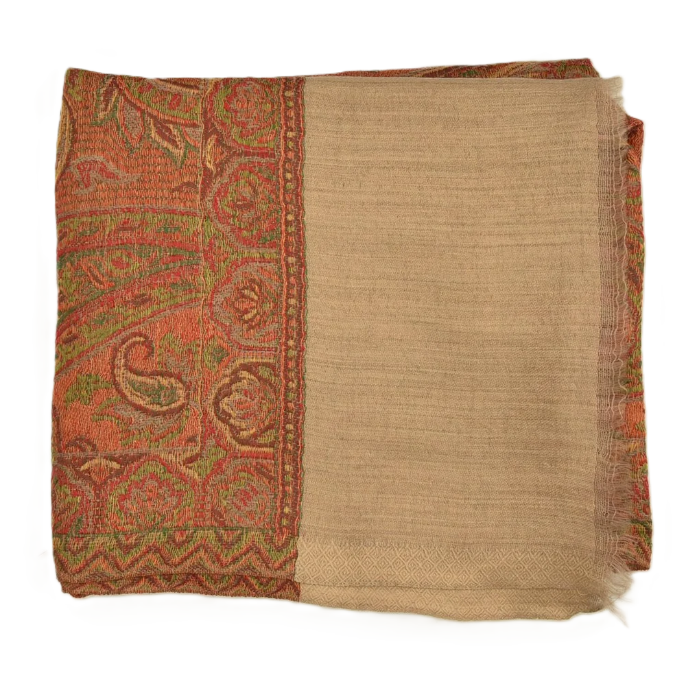 Handloom Kashmiri stoles made from 100% pure wool tan.png