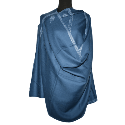 Handloom Kashmiri stoles made with 100% pure wool with silk embroidery blue.png