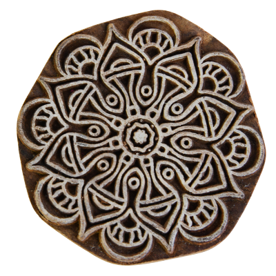 Hand-Carved Wooden Textile Printing Blocks - India