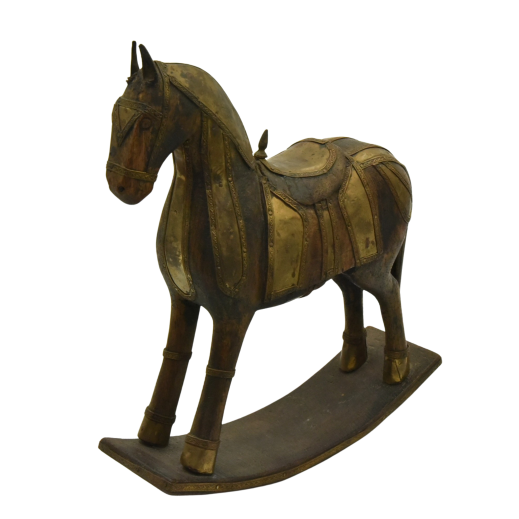 Rajasthani wooden Marwari horse looking south west.png