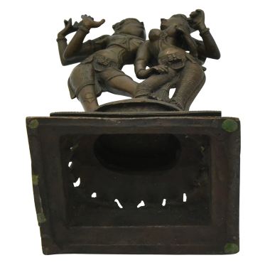 Shiva and Parvati bronze statue view of base .png