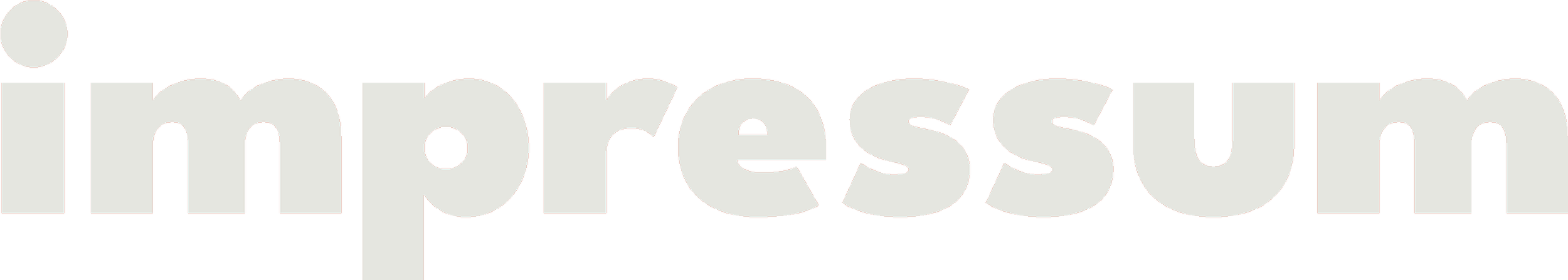 Das Wort 'Impressum' in großen weißen Buchstaben auf schwarzem Hintergrund.