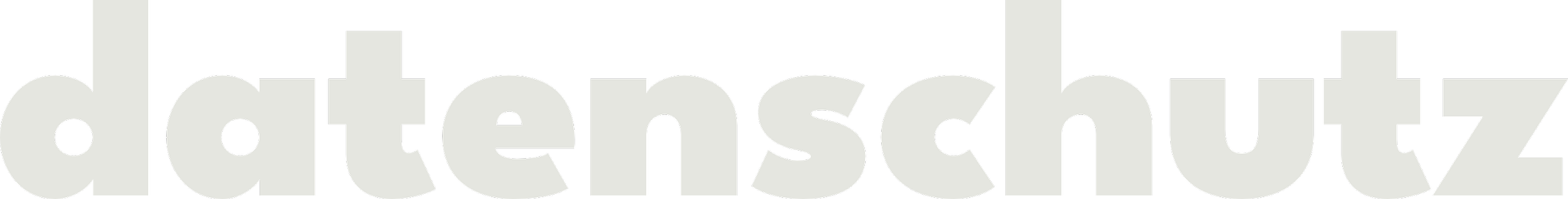 Das Wort 'Datenschutz' in großen, grauen Buchstaben auf hellem Hintergrund.