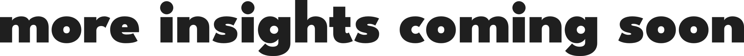 Das Bild ist eine Nachricht, die besagt, dass bald weitere Einblicke folgen werden.