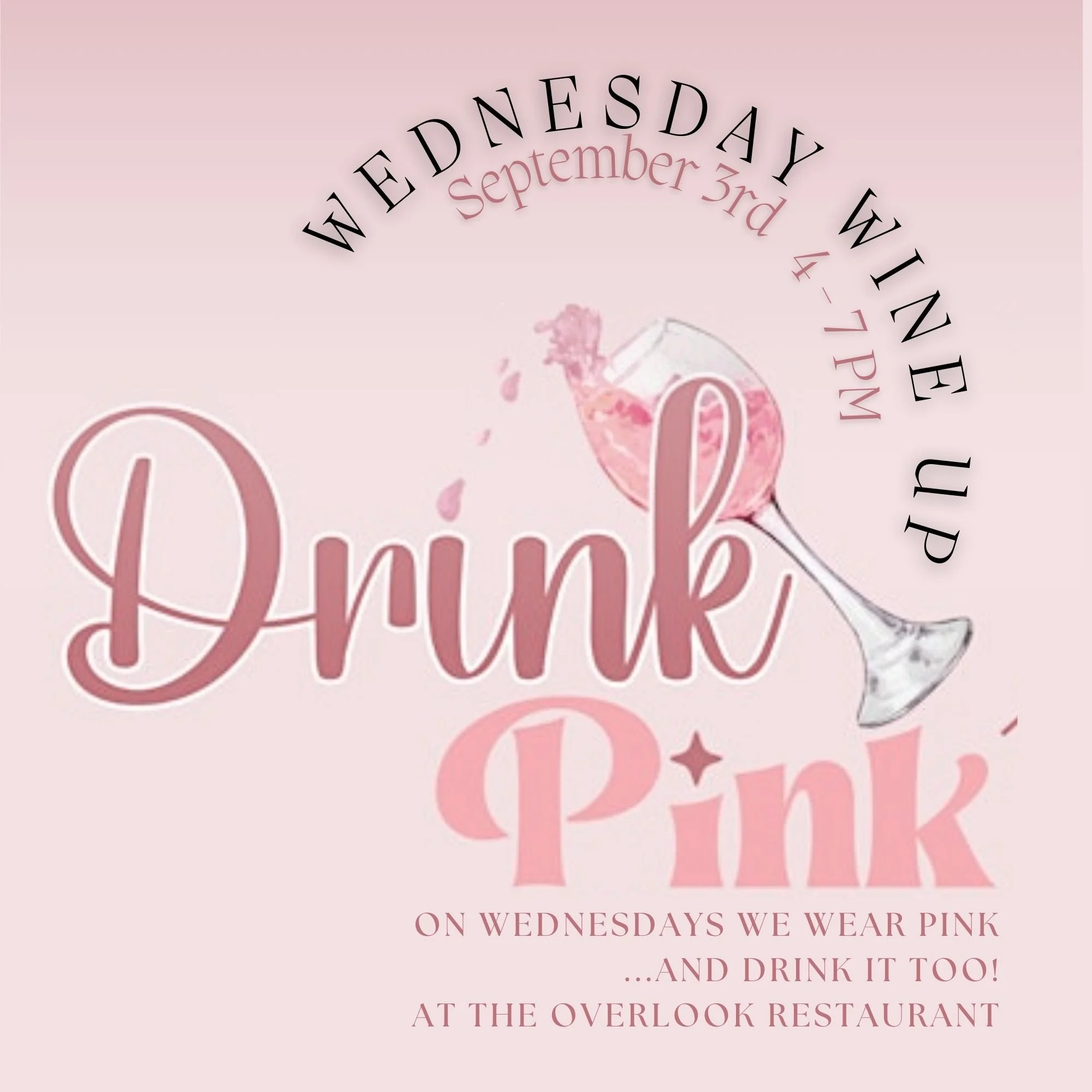 Drink Pink - Wednesday Wine Up