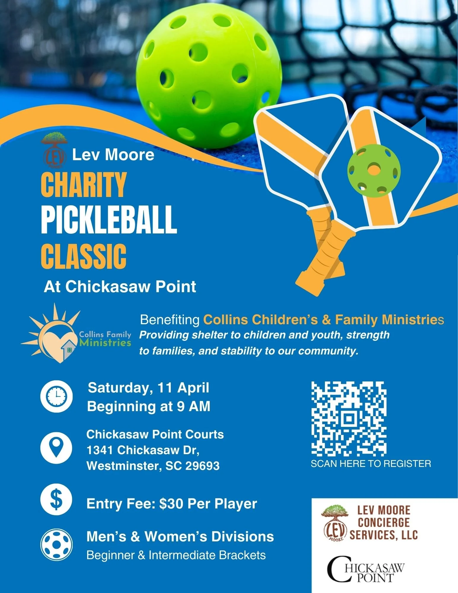 Lev Moore Charity Pickleball Classic