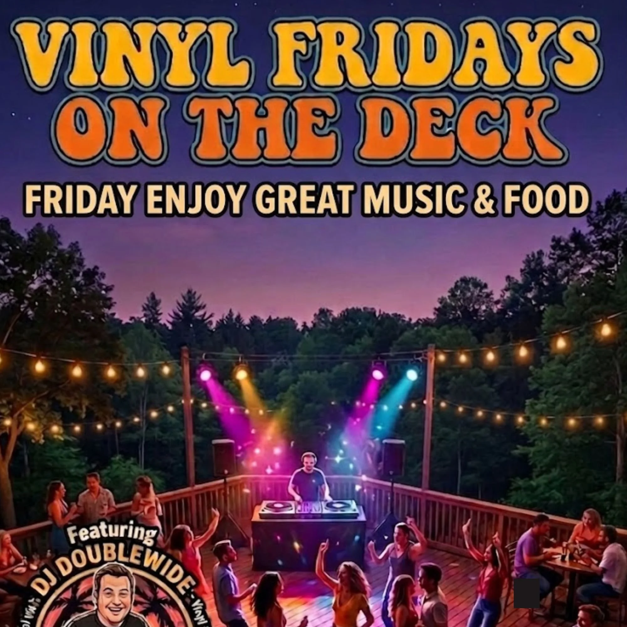 Vinyl Fridays on the Deck