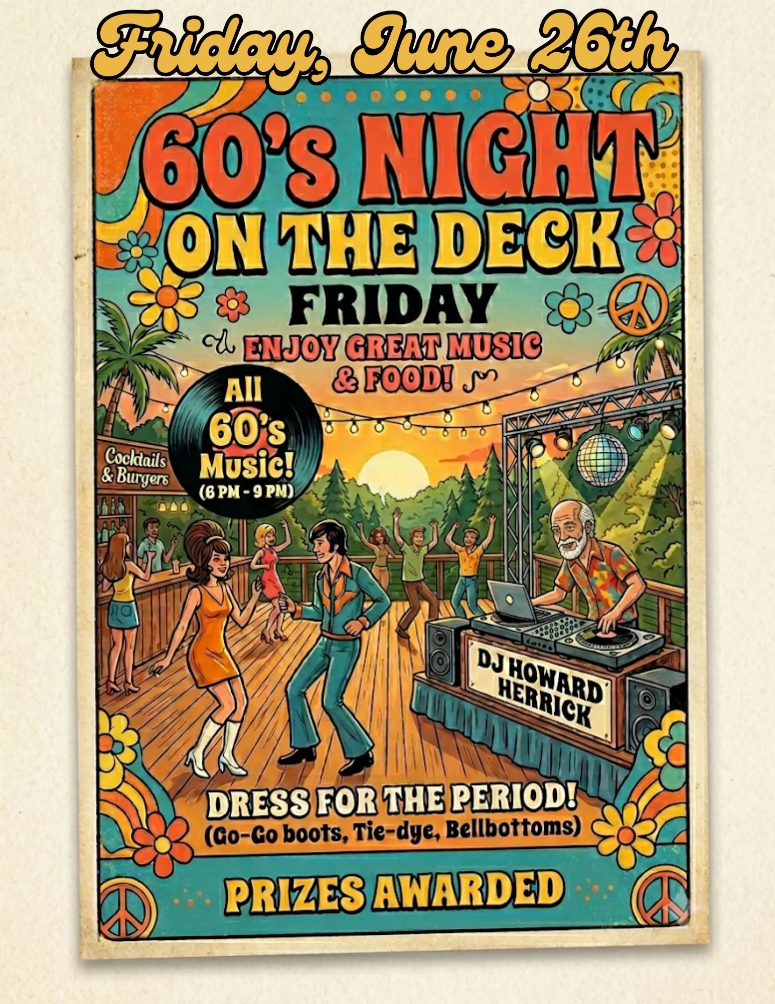 60's Night on The Deck