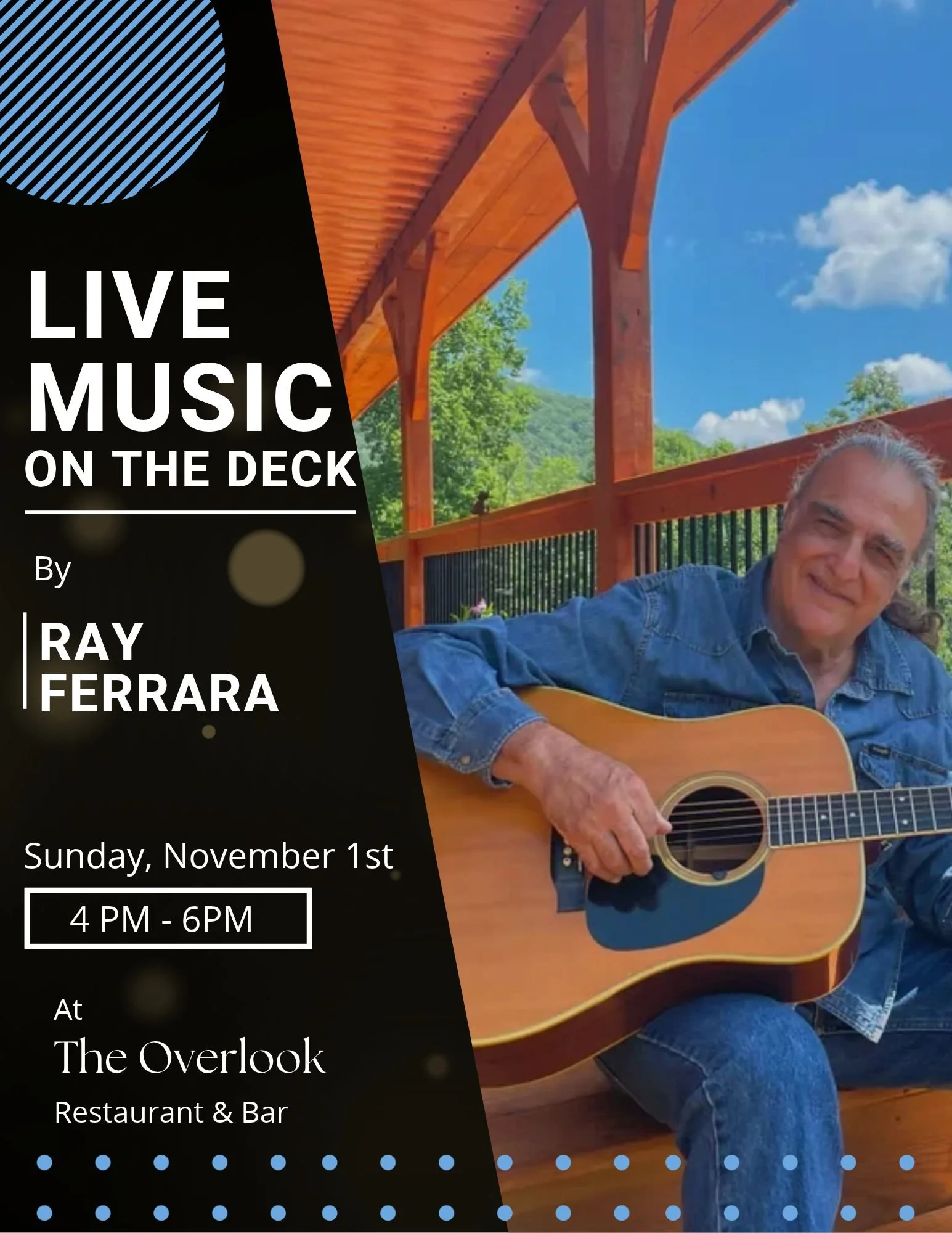 LIVE MUSIC @ The Overlook - Ray Ferrara