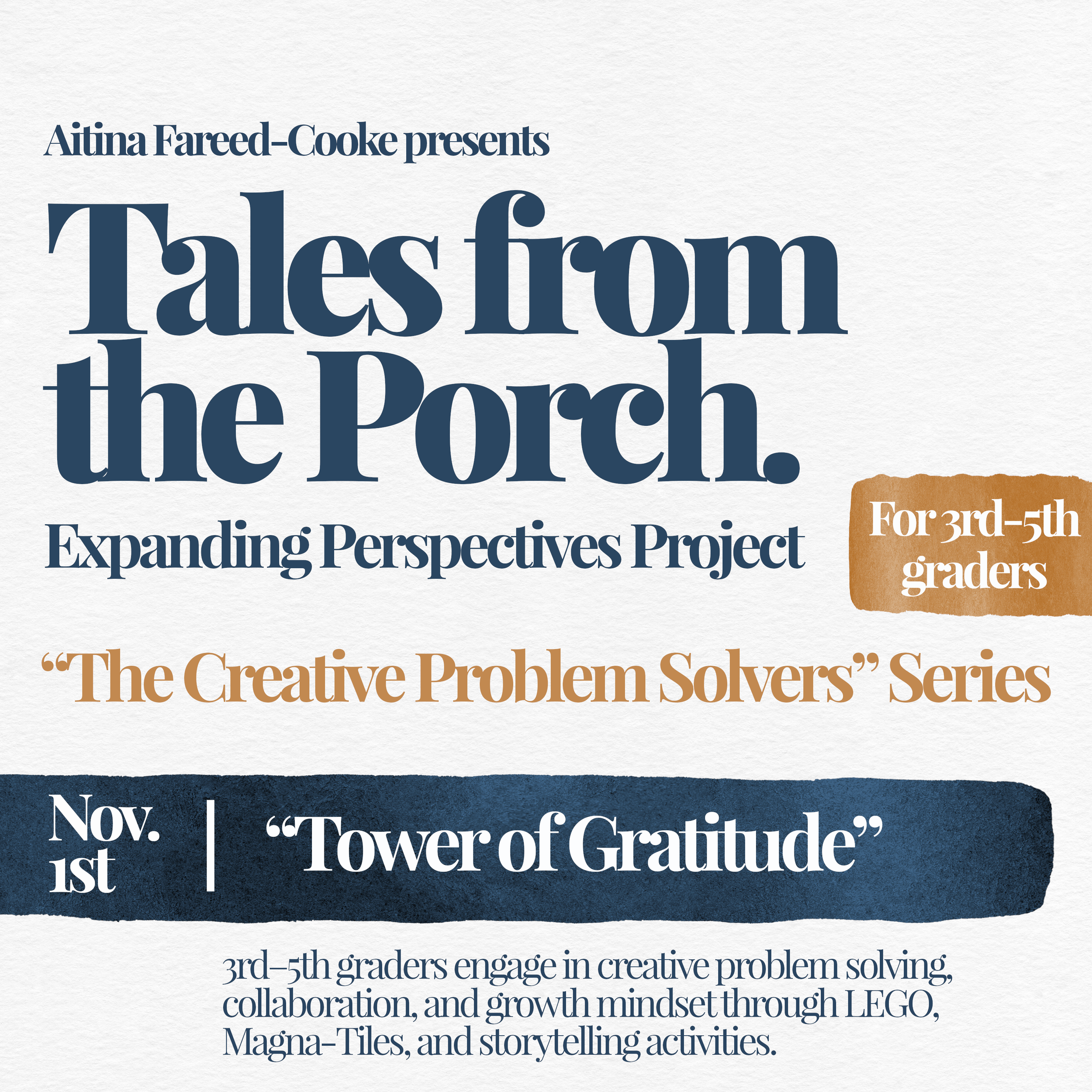 The Creative Problem Solvers Series: Tower of Gratitude