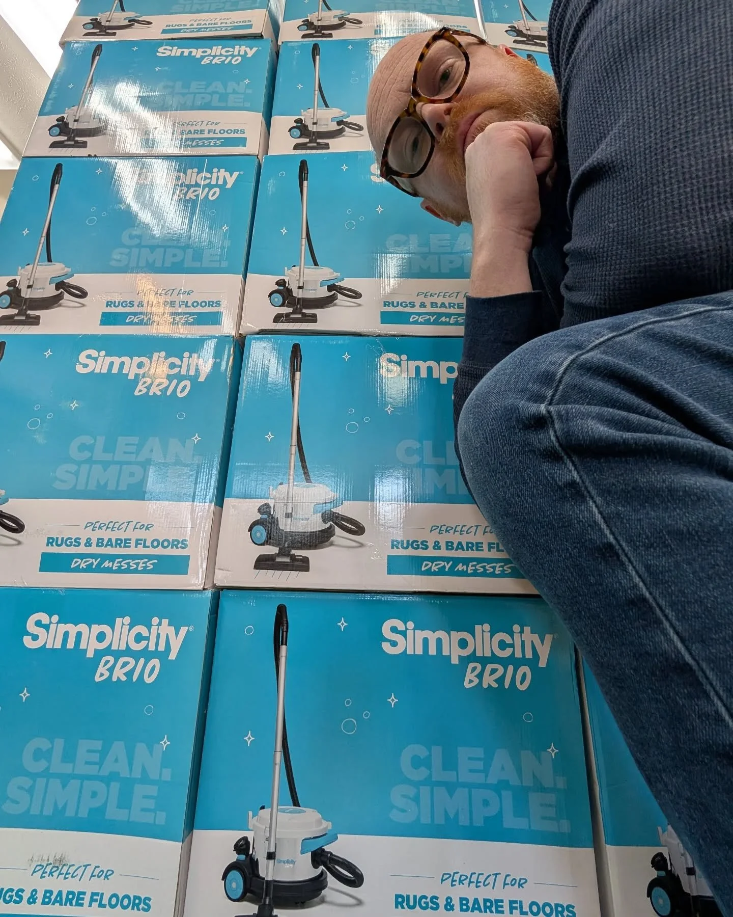 15 Simplicity Brio canisters for a local account. Who do you think ordered this many vacs?