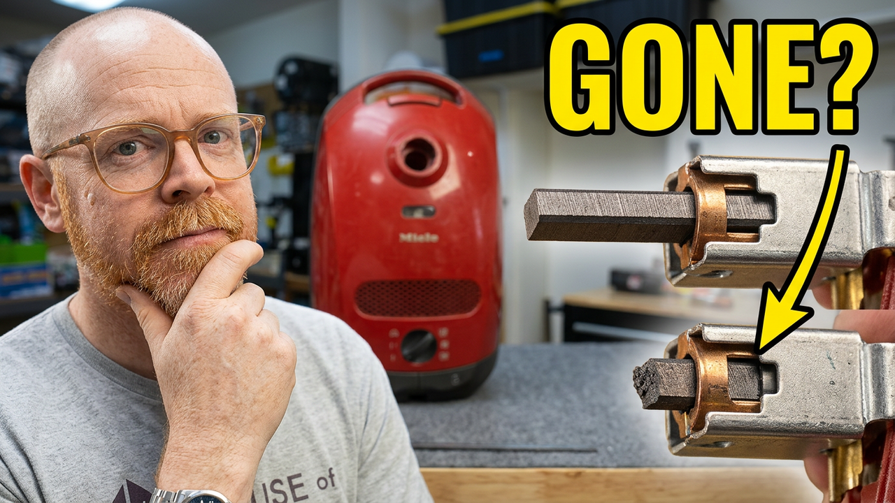 Miele Motor Disassembly | Carbon Brush Wear After Hundreds of Hours