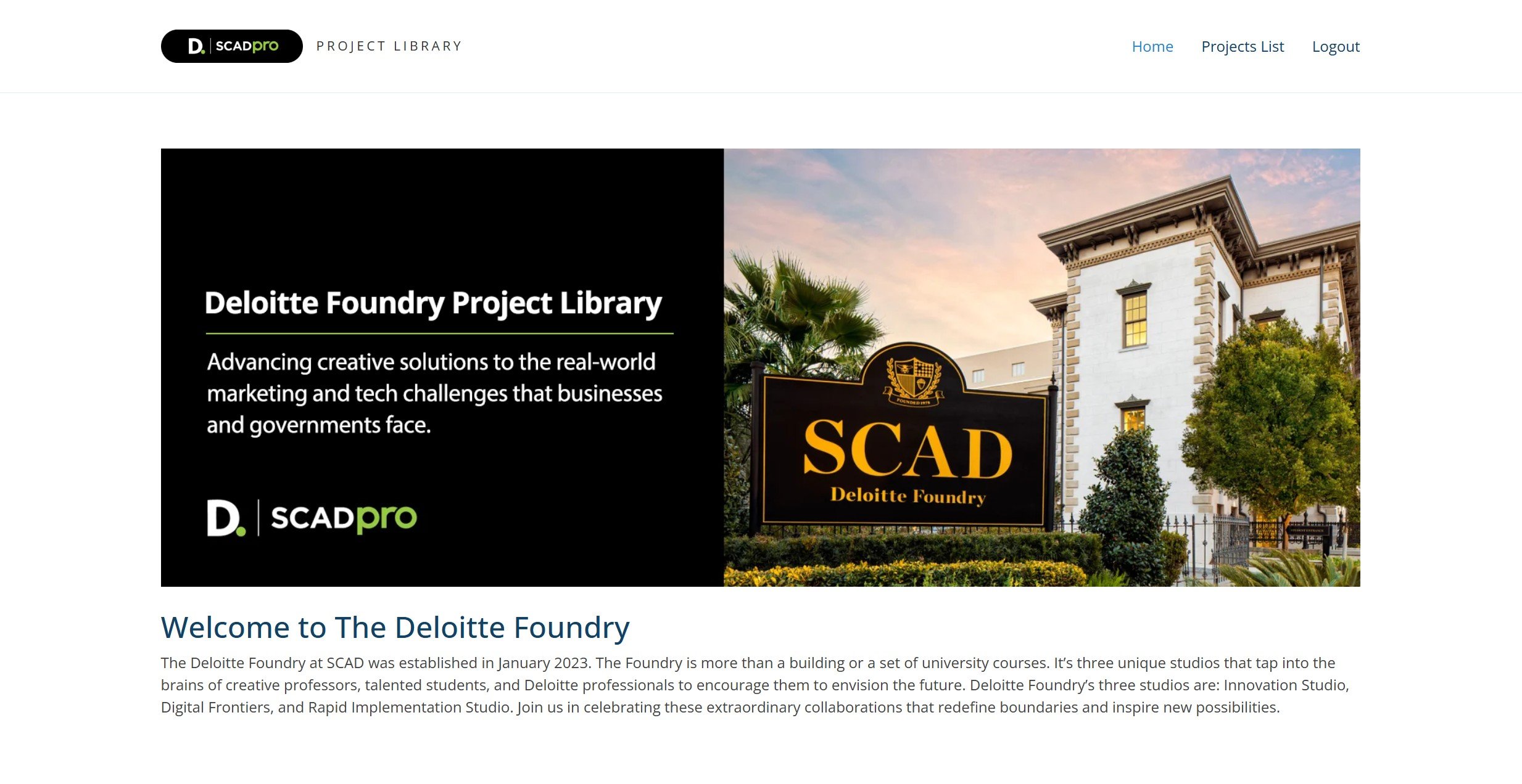 Deloitte, UX Design for Project Library