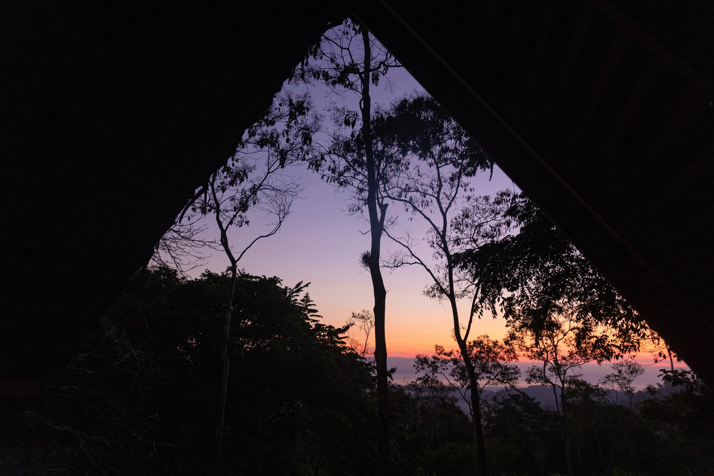The view from the room at Balsa Nueva Lodge, a Costa Rica nature retreat