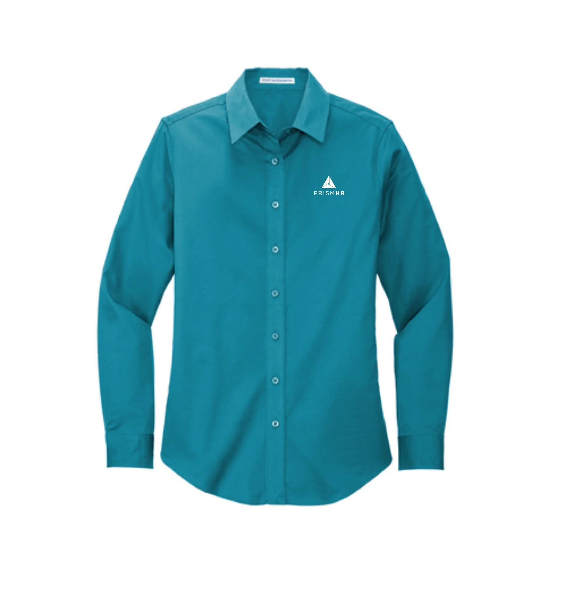 Womens Buttondown Teal Shirt
