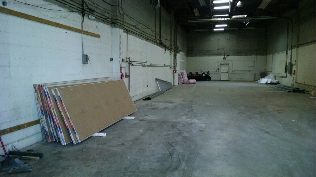 The empty space before construction