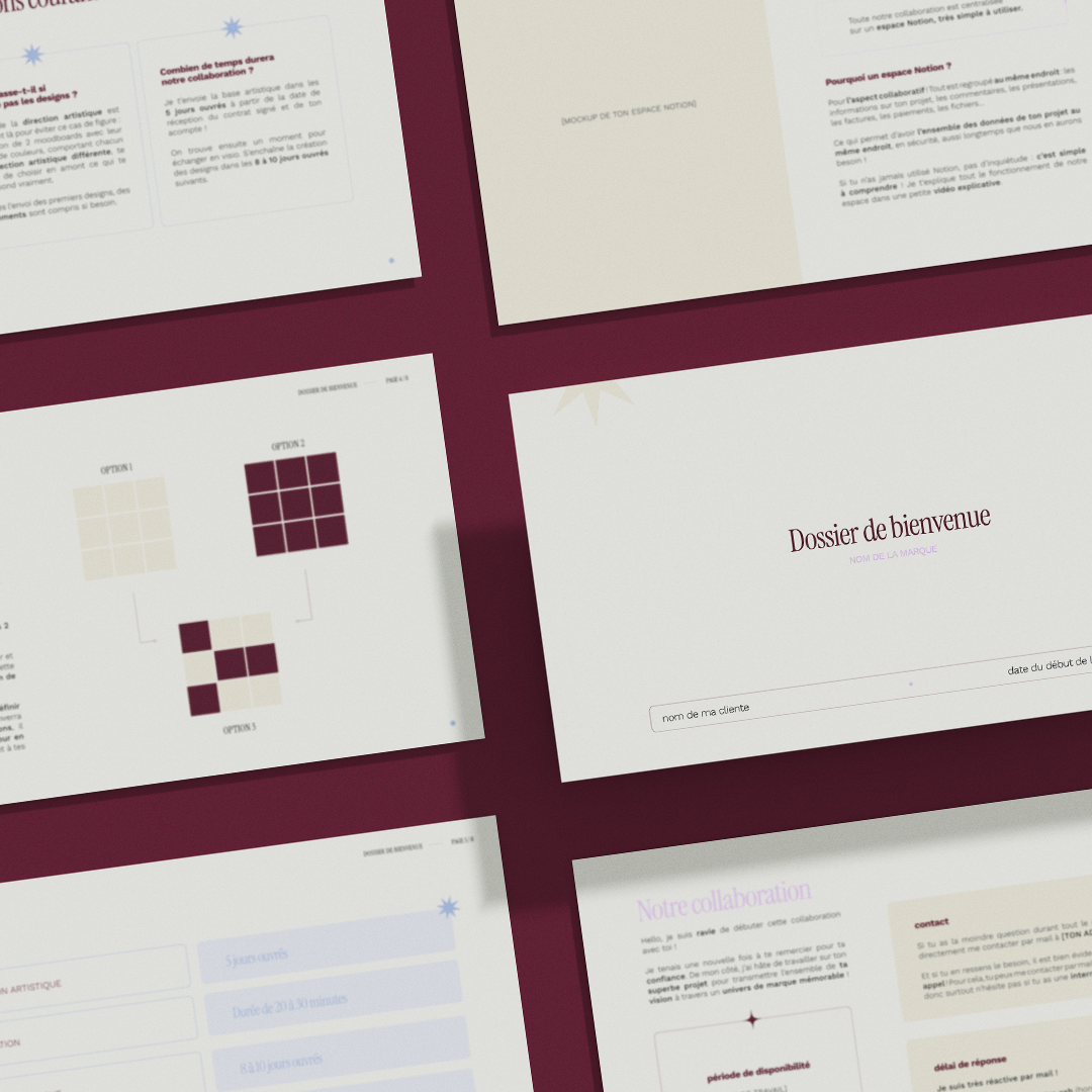 Dossier de bienvenue